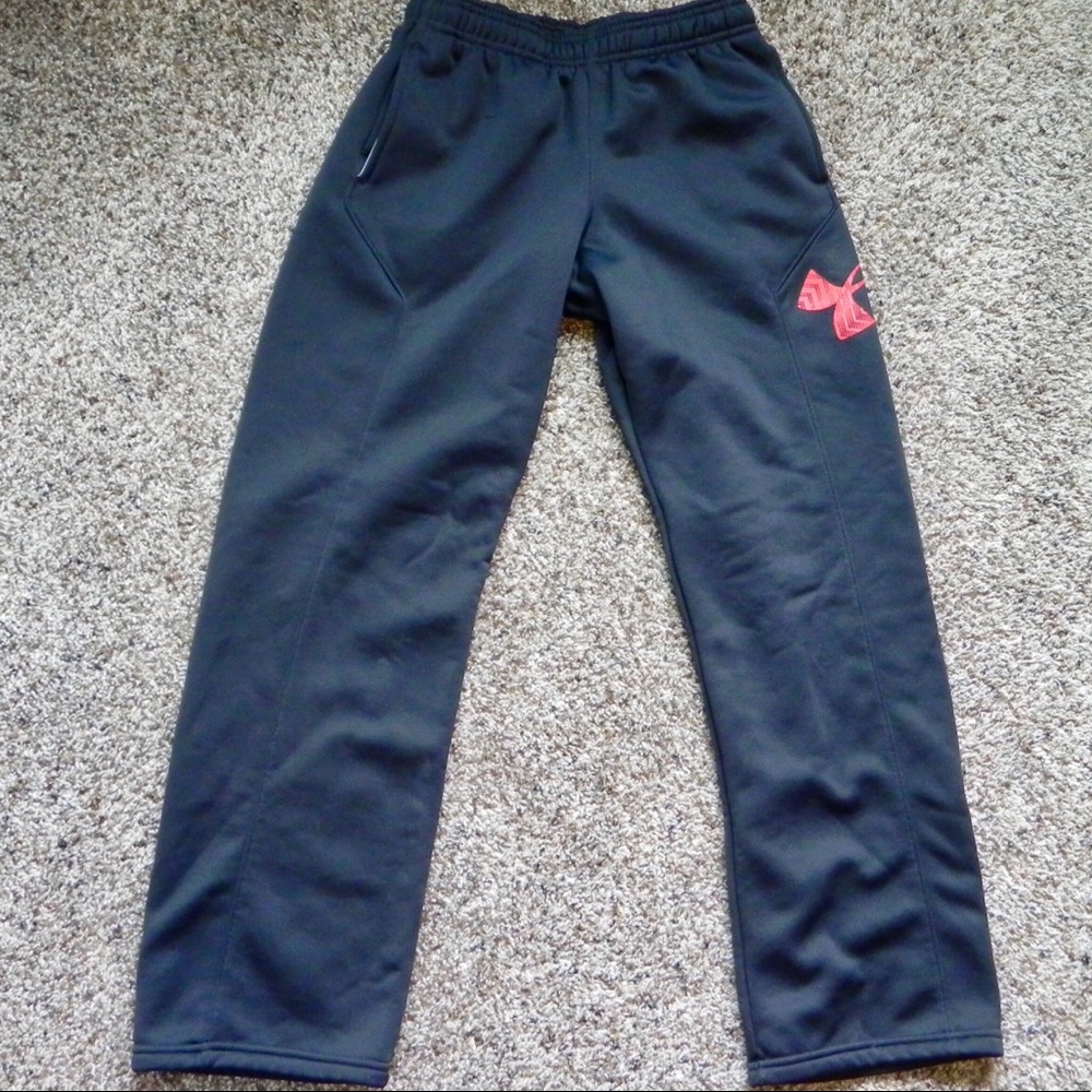 Under Armour Youth Boys Cold Gear Athletic Pants L